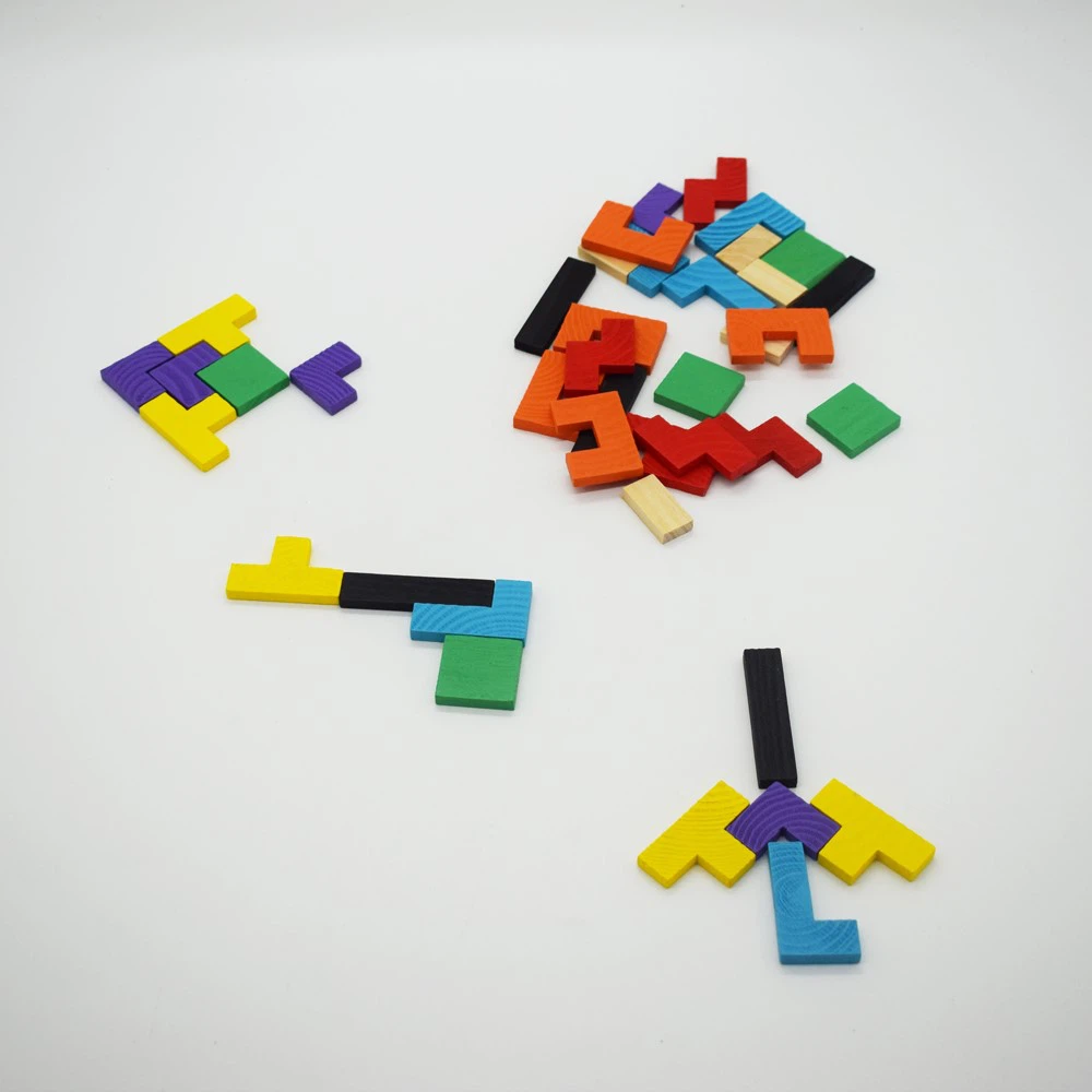 wooden Russian blocks puzzle 6 wooden Russian blocks puzzle 6