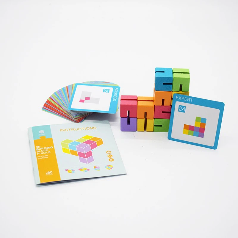 wooden 3d building blocks puzzle 4 wooden 3d building blocks puzzle 4